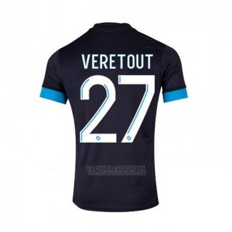 Camisola Olympique Marsella Jogador Veretout 2º 2022-2023