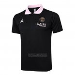 Camisola Polo del Paris Saint-Germain Jordan 2024-2025 Preto