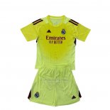 Camisola Real Madrid Goleiro Crianca 2025-2026 Amarelo