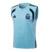 Camisola de Treinamento Argentina Sin Mangas 2025-2026 Azul