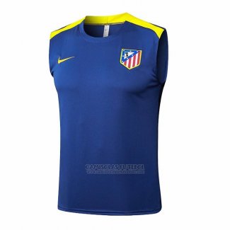 Camisola de Treinamento Atletico Madrid Sin Mangas 2025-2026 Azul
