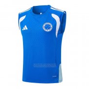 Camisola de Treinamento Cruzeiro Sin Mangas 2025-2026 Azul
