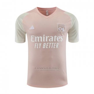 Camisola de Treinamento Lyon 2023-2024 Rosa