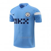 Camisola de Treinamento Manchester City 2022-2023 Azul