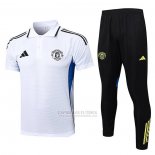 Conjunto Polo del Manchester United 2025-2026 Branco