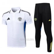 Conjunto Polo del Manchester United 2025-2026 Branco