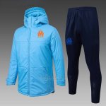 Fato de Treino Acolchoado Olympique Marsella 2025-2026 Azul Laranja