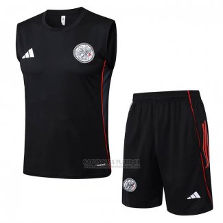Fato de Treino Ajax Sin Mangas 2025-2026 Preto