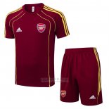 Fato de Treino Arsenal Manga Curta 2025-2026 Vermelho - Calcas Curta