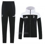 Fato de Treino Hoodie Juventus 2020-2021 Preto