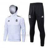 Fato de Treino Hoodie Real Madrid 2022-2023 Branco