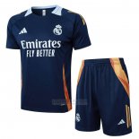 Fato de Treino Real Madrid Manga Curta 2024-2025 Azul - Calcas Curta