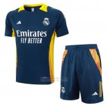 Fato de Treino Real Madrid Manga Curta 2024-2025 Azul - Calcas Curta