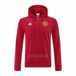Jaqueta Hoodie Manchester United 2022-2023 Vermelho