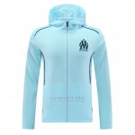 Jaqueta Hoodie Olympique Marsella 2024-2025 Azul