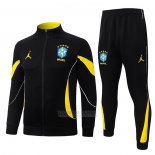 Jaqueta de Treinamento Brasil 2026-2027 Preto Amarelo