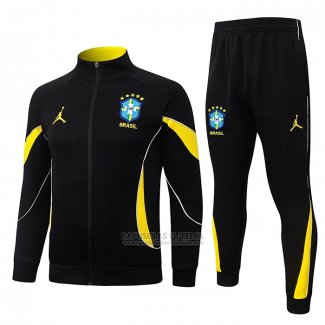 Jaqueta de Treinamento Brasil 2026-2027 Preto Amarelo