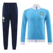 Jaqueta de Treinamento Manchester City 2023-2024 Azul Claro