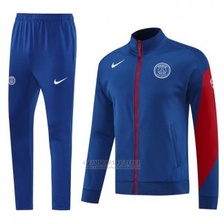 Jaqueta de Treinamento Paris Saint-Germain 2025-2026 Azul Vermelho