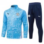 Sueter de Treinamento Manchester City Crianca 2025-2026 Azul