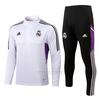 Sueter de Treinamento Real Madrid 2022-2023 Branco