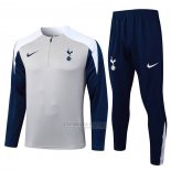 Sueter de Treinamento Tottenham Hotspur 2025-2026 Cinza Azul