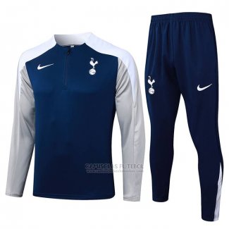 Sueter de Treinamento Tottenham Hotspur Crianca 2025-2026 Azul Cinza