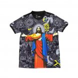 Tailandia Camisola Brasil Jesus 2025 Preto