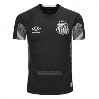 Tailandia Camisola Santos Goleiro 2025 Preto