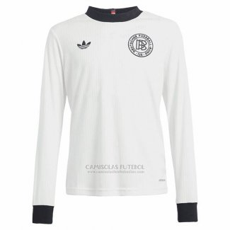 Camisola Alemanha 125 Aniversario Manga Comprida 2025 Branco