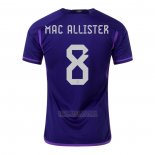 Camisola Argentina Jogador Mac Allister 2º 2022