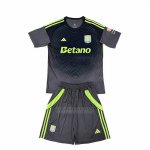 Camisola Aston Villa Goleiro Crianca 2025-2026 Preto