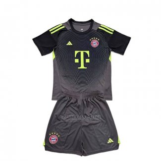 Camisola Bayern de Munique Goleiro Crianca 2025-2026 Preto
