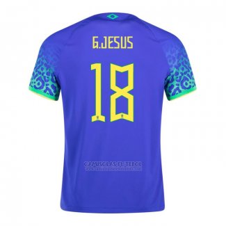 Camisola Brasil Jogador G.jesus 2º 2022