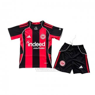 Camisola Eintracht Frankfurt 1º Crianca 2025-2026