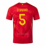Camisola Espanha Jogador D.vivian 1º 2024
