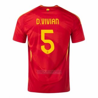 Camisola Espanha Jogador D.vivian 1º 2024