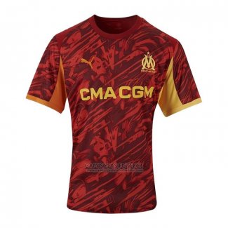 Camisola Olympique Marsella Goleiro 2025-2026 Vermelho