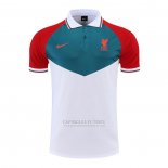 Camisola Polo del Liverpool 2022-2023 Verde Branco Vermelho