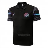 Camisola Polo del Manchester City 2022-2023 Preto