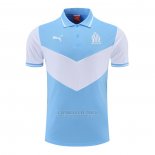 Camisola Polo del Olympique Marsella 2022-2023 Azul Y Branco