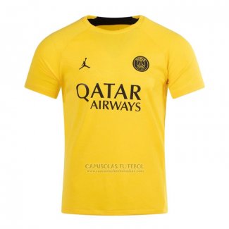 Camisola Pre Match del Paris Saint-Germain 2023 Amarelo