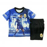 Camisola Real Madrid Ronaldo Special Crianca 2025-2026 Azul