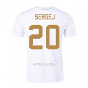 Camisola Serbia Jogador Sergej 2º 2022