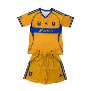 Camisola Tigres UANL 1º Crianca 2025-2026