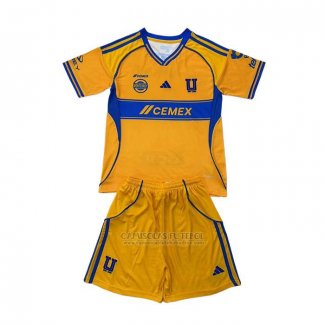 Camisola Tigres UANL 1º Crianca 2025-2026