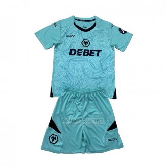 Camisola Wolves Goleiro 1º Crianca 2024-2025