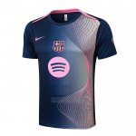 Camisola de Treinamento Barcelona 2025-2026 Azul Rosa