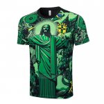 Camisola de Treinamento Brasil Jesus 2024-2025 Verde