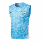 Camisola de Treinamento Manchester City Sin Mangas 2025-2026 Azul